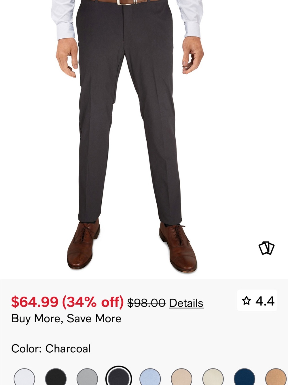 Tommy Hilfiger THFLEX Men's dress Pants - taper fit super super stretchy